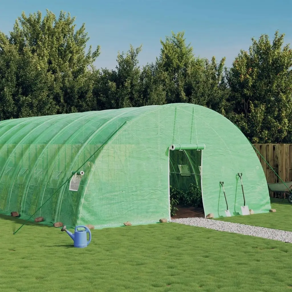 Greenhouse with Steel Frame Green 48 mÂ² 8x6x2.85 m 3188107