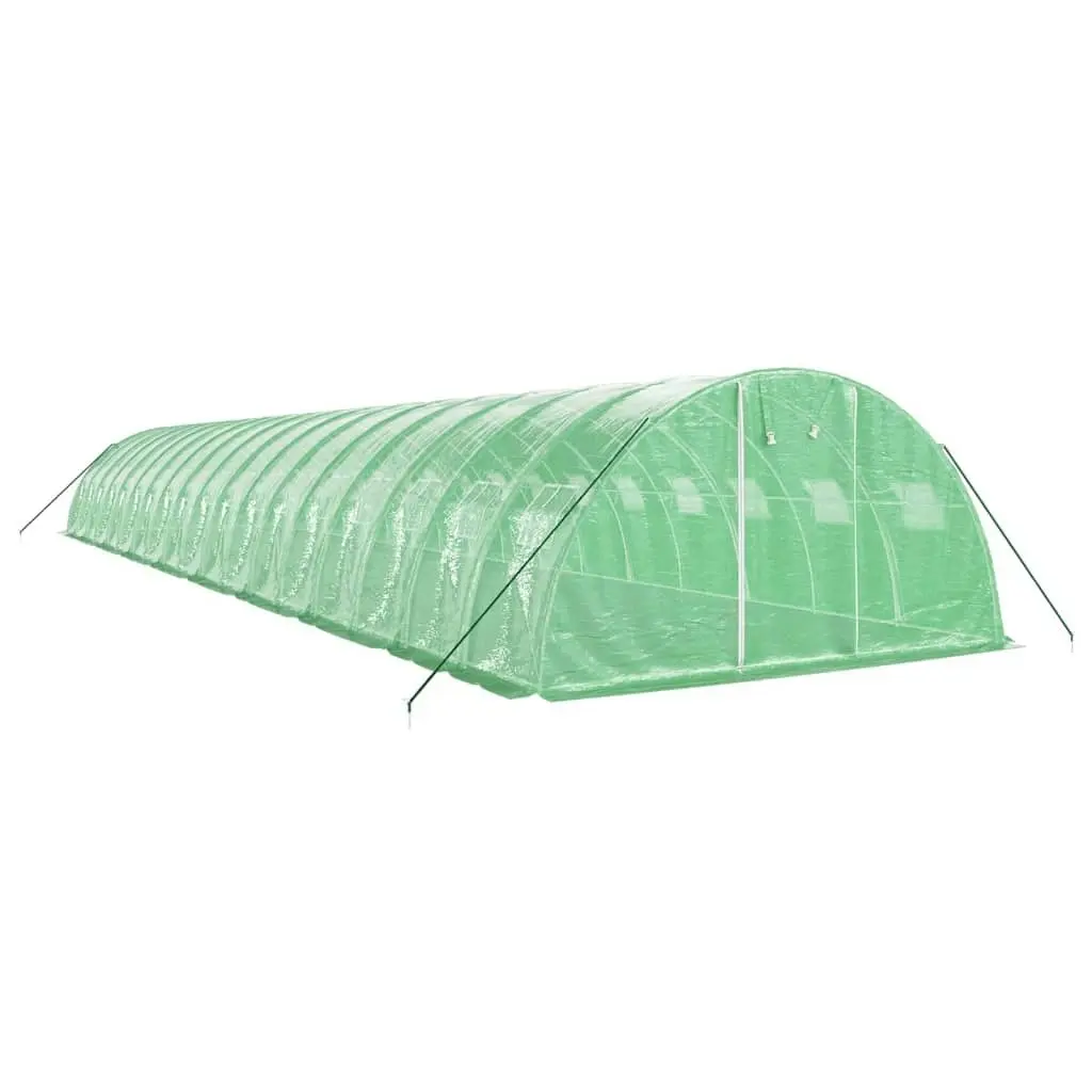 Greenhouse with Steel Frame Green 72 mÂ² 18x4x2 m 3188068