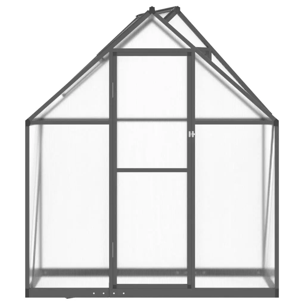 Greenhouse with Base Frame Anthracite 169x58x195 cm Aluminium 4005818