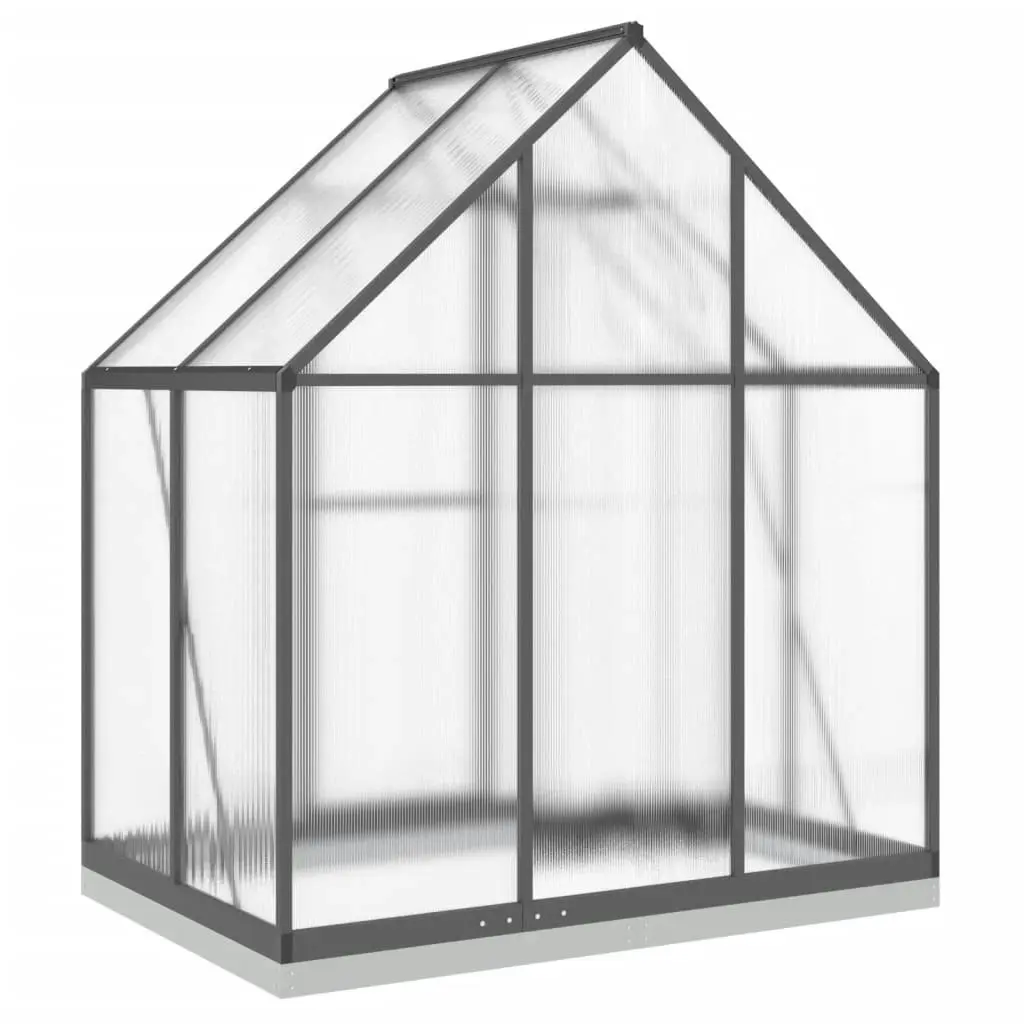 Greenhouse with Base Frame Anthracite 169x114x202 cm Aluminium 4005827