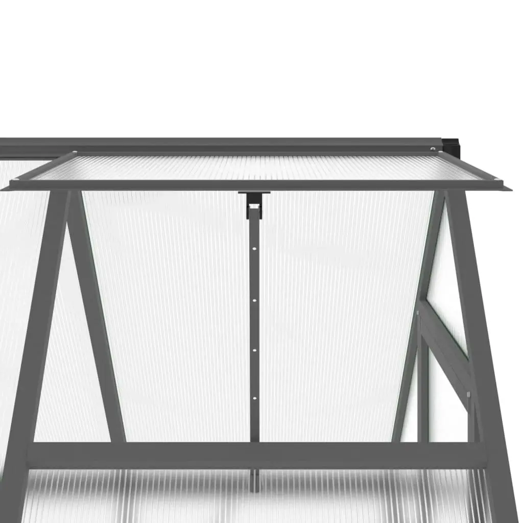 Greenhouse with Base Frame Anthracite 169x114x202 cm Aluminium 4005827