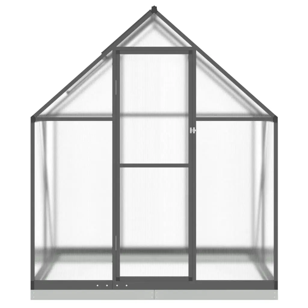 Greenhouse with Base Frame Anthracite 169x114x202 cm Aluminium 4005827