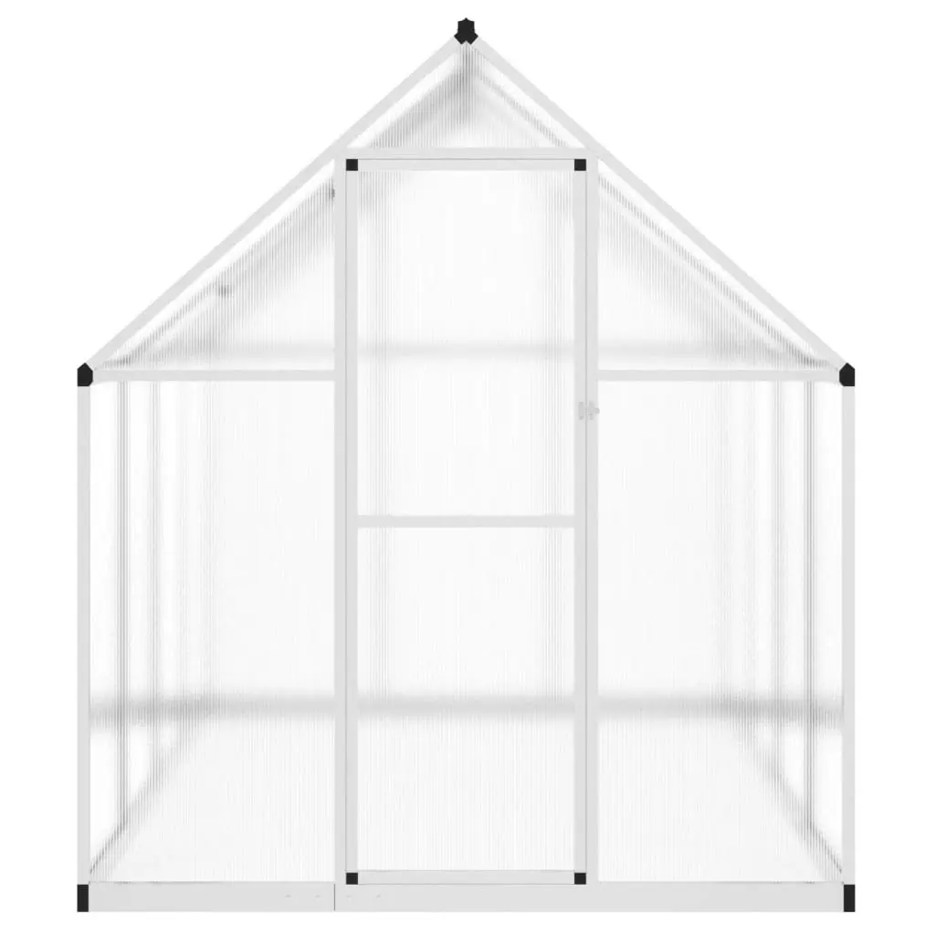 Greenhouse with Base Frame Silver 224x169x195 cm Aluminium 4005834