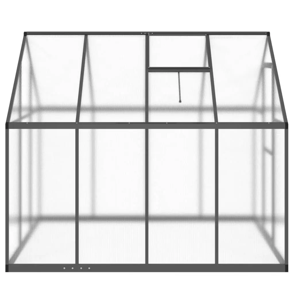 Greenhouse with Base Frame Anthracite 224x169x195 cm Aluminium 4005836