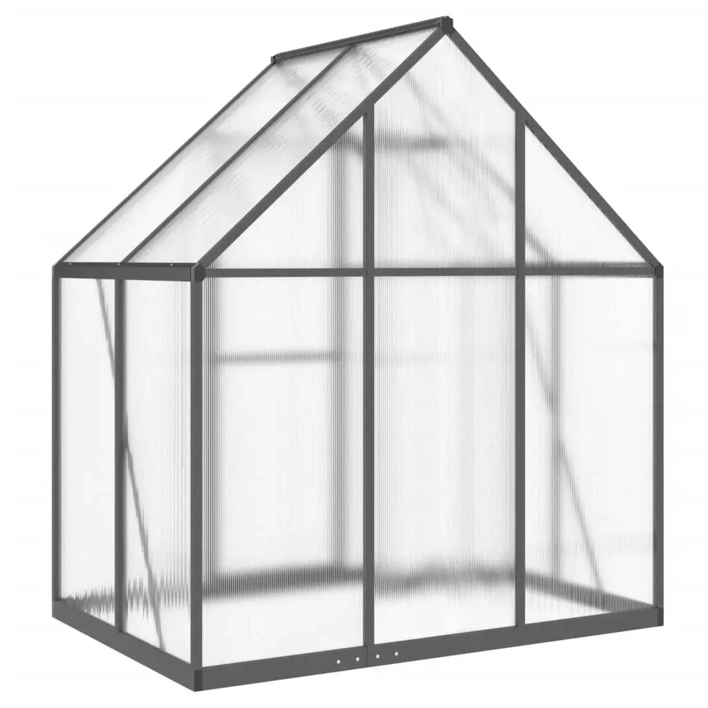 Greenhouse with Base Frame Anthracite 169x114x195 cm Aluminium 4005824