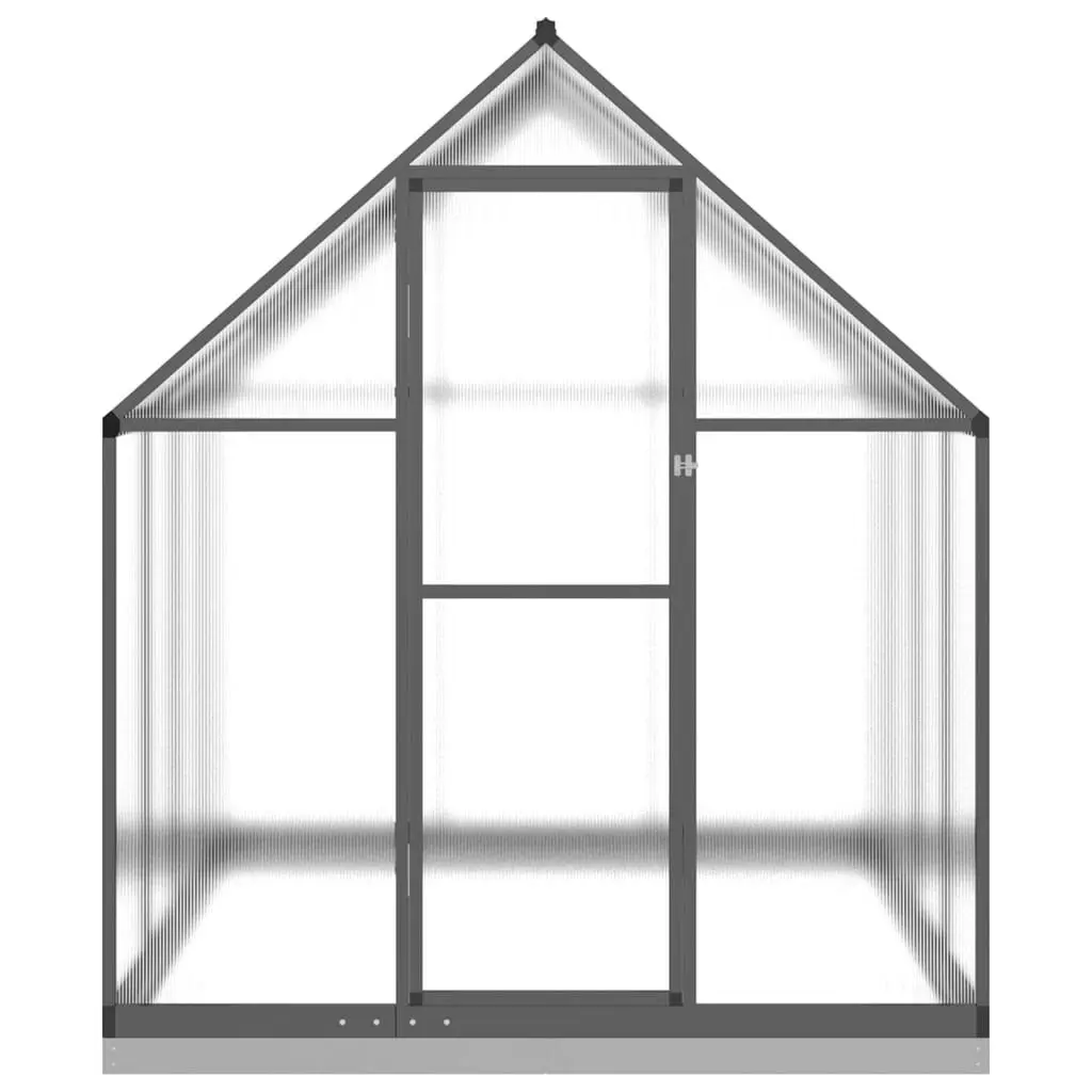 Greenhouse with Base Frame Anthracite 224x169x202 cm Aluminium 3266325