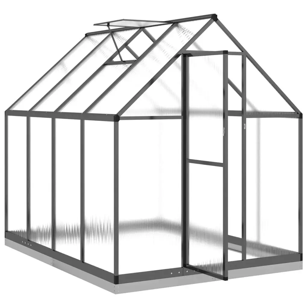 Greenhouse with Base Frame Anthracite 224x169x202 cm Aluminium 3266325