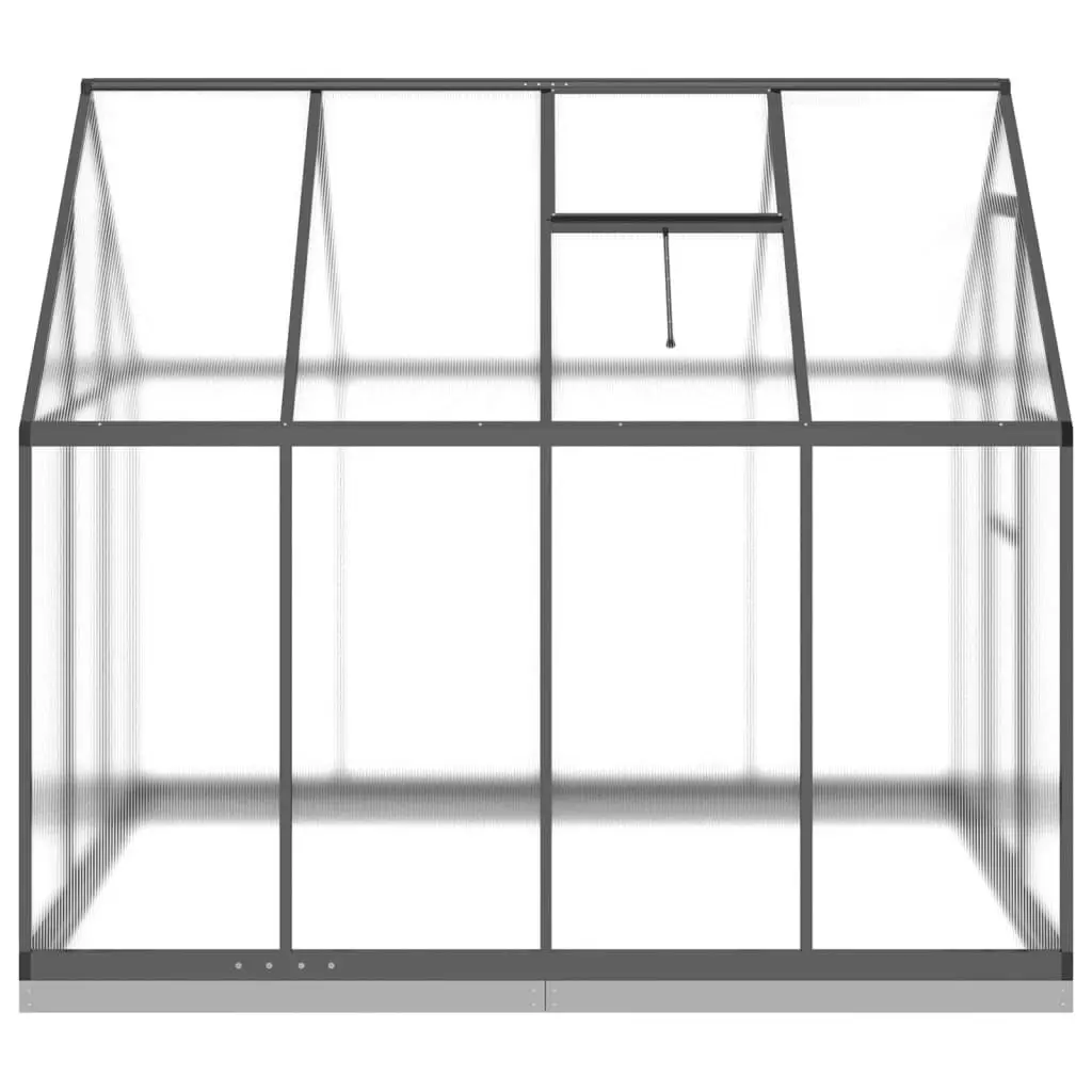 Greenhouse with Base Frame Anthracite 224x169x202 cm Aluminium 3266325