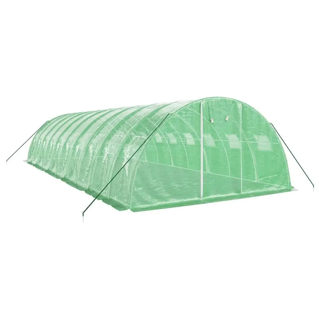 Greenhouse with Steel Frame Green 40 mÂ² 10x4x2 m 3188064