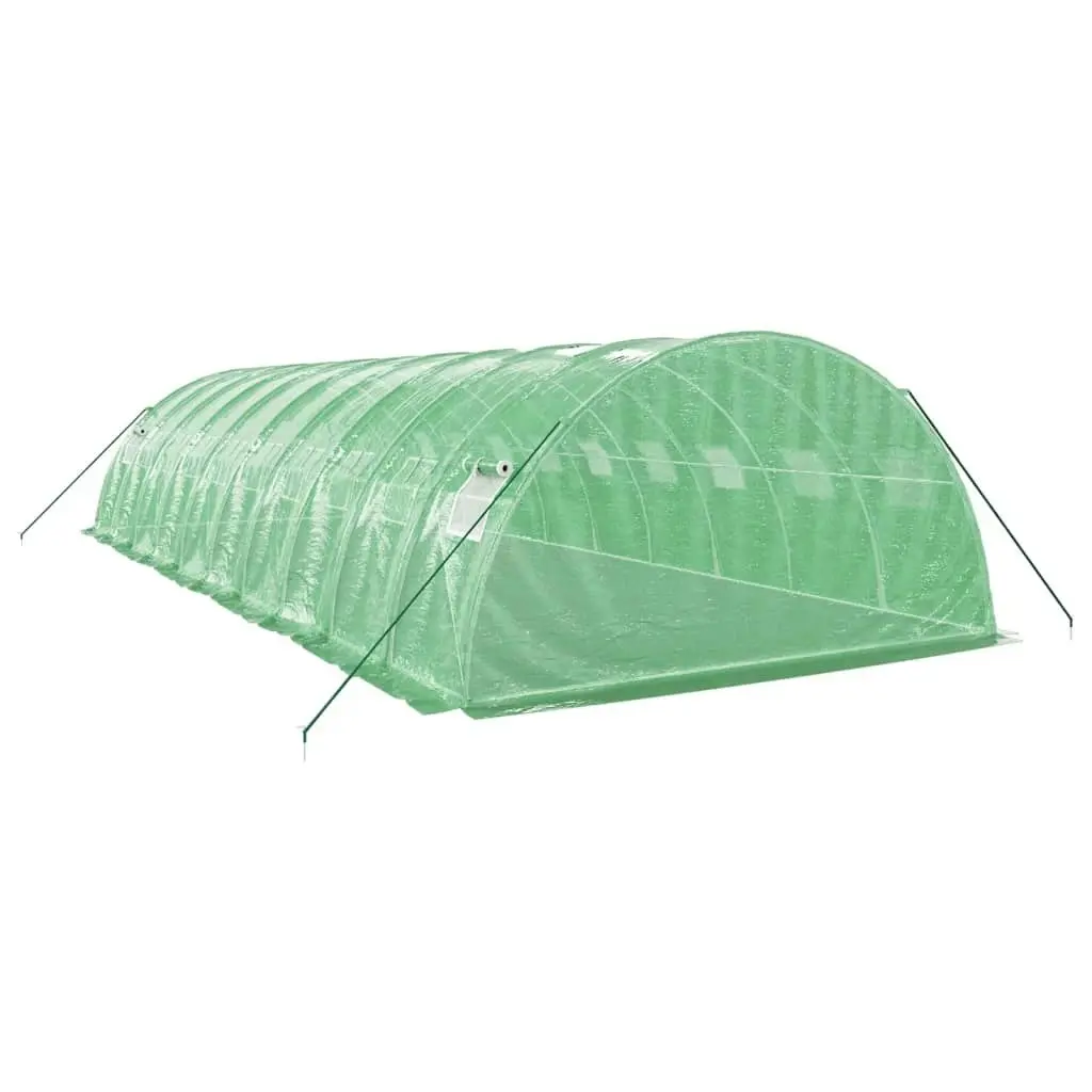 Greenhouse with Steel Frame Green 40 mÂ² 10x4x2 m 3188064