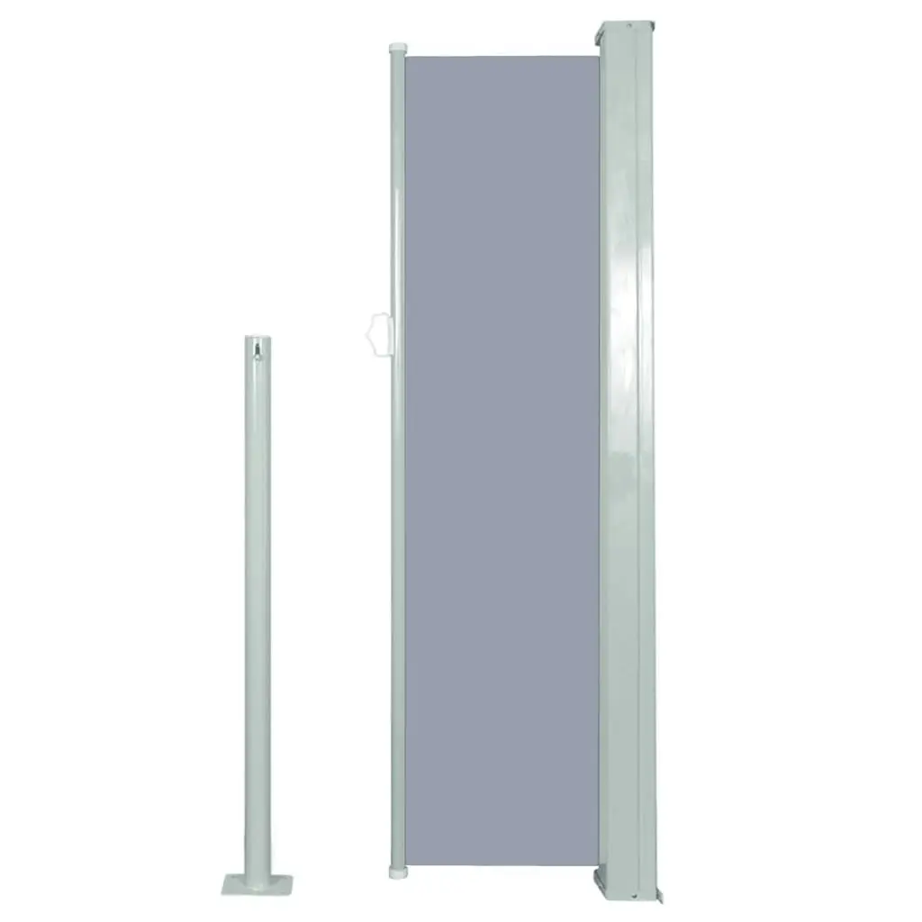 Retractable Side Awning 120 x 300 cm Grey 45363