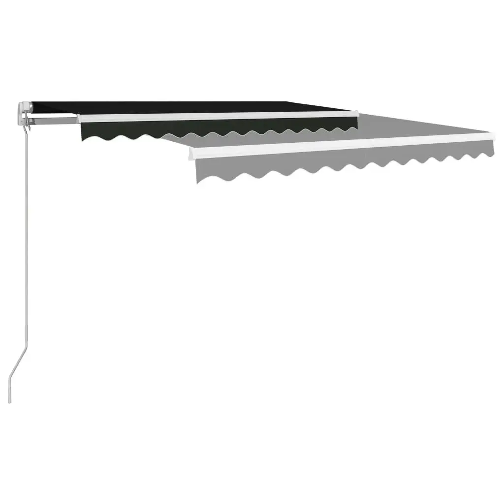 Manual Retractable Awning 350x250 cm Anthracite 3051210