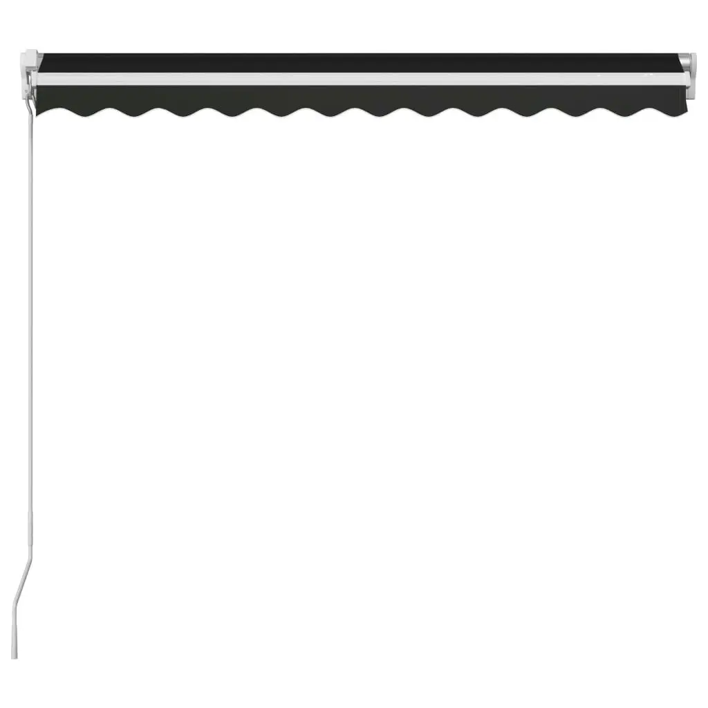 Manual Retractable Awning 350x250 cm Anthracite 3051210