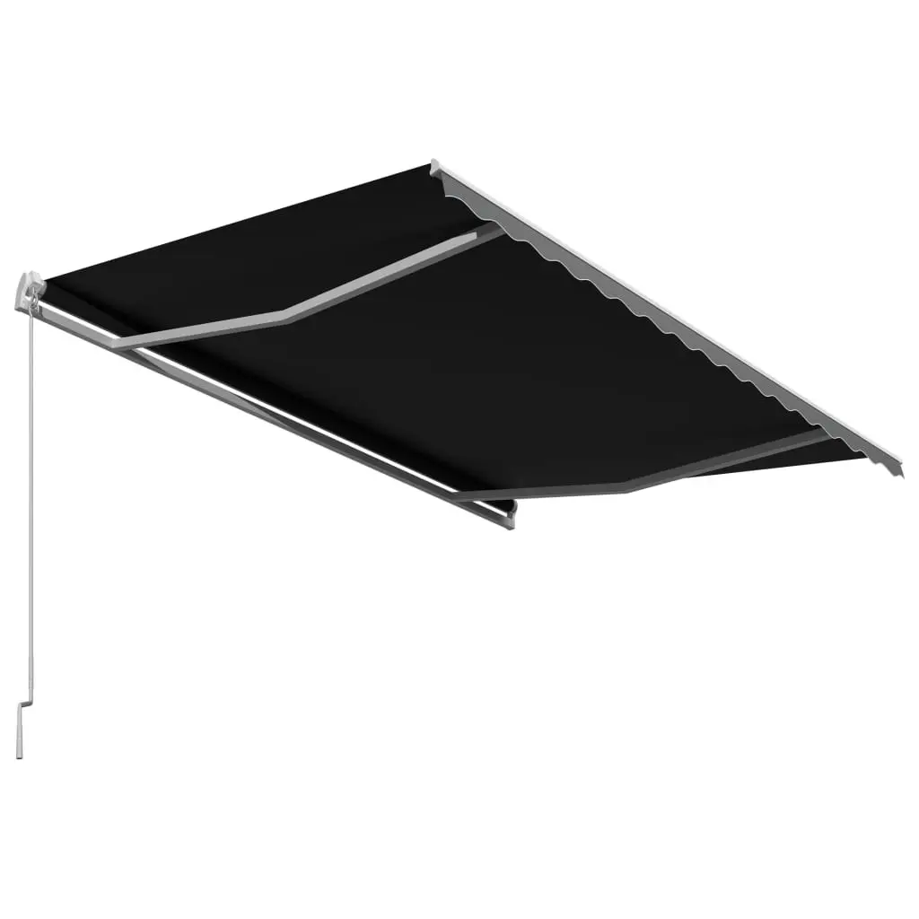 Manual Retractable Awning 400x300 cm Anthracite 3051215