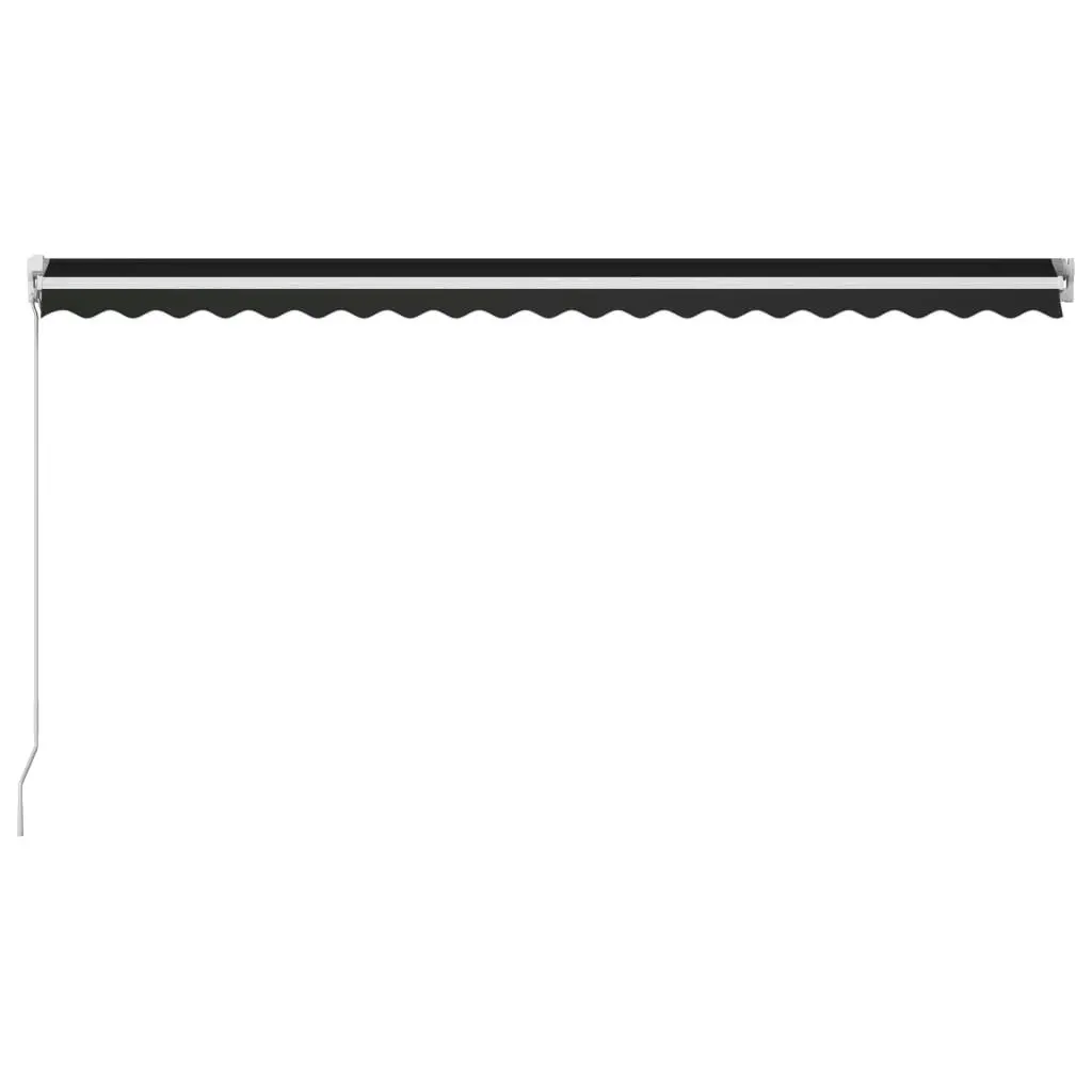 Manual Retractable Awning 500x300 cm Anthracite 3051221