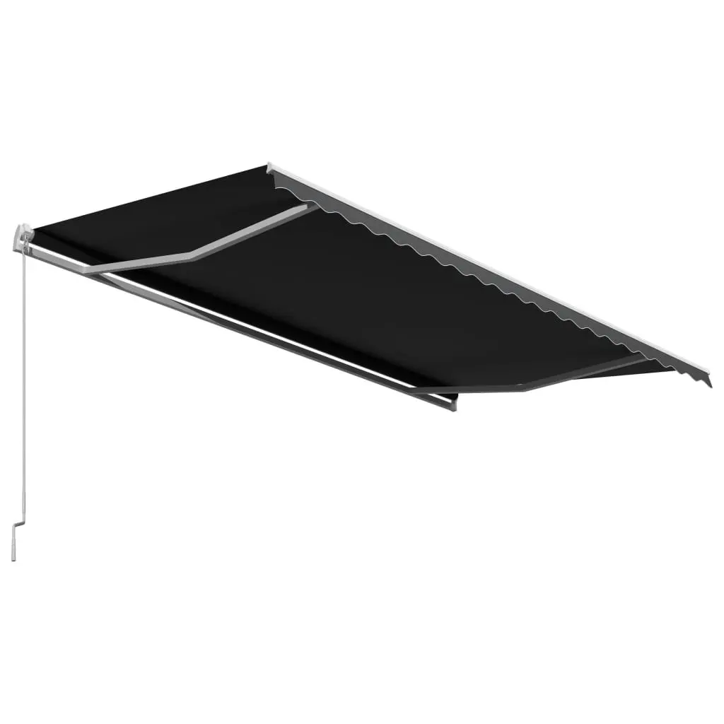 Manual Retractable Awning 500x300 cm Anthracite 3051221