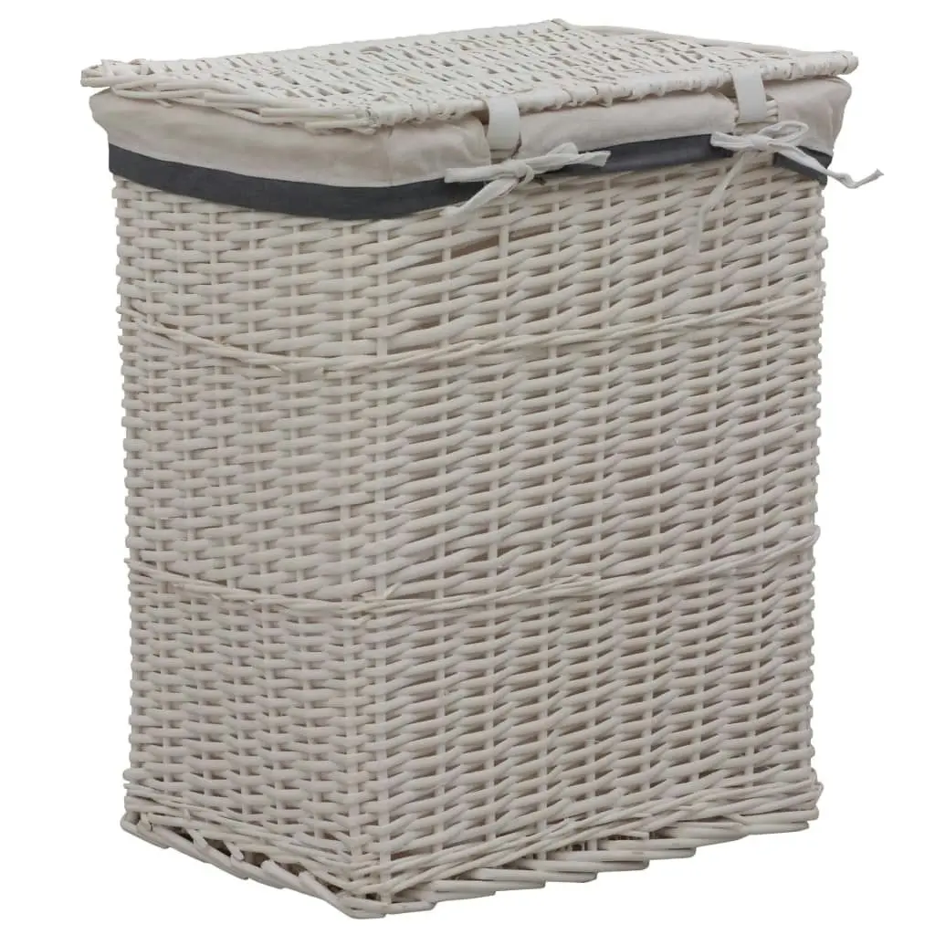 Laundry Basket White Willow 286978