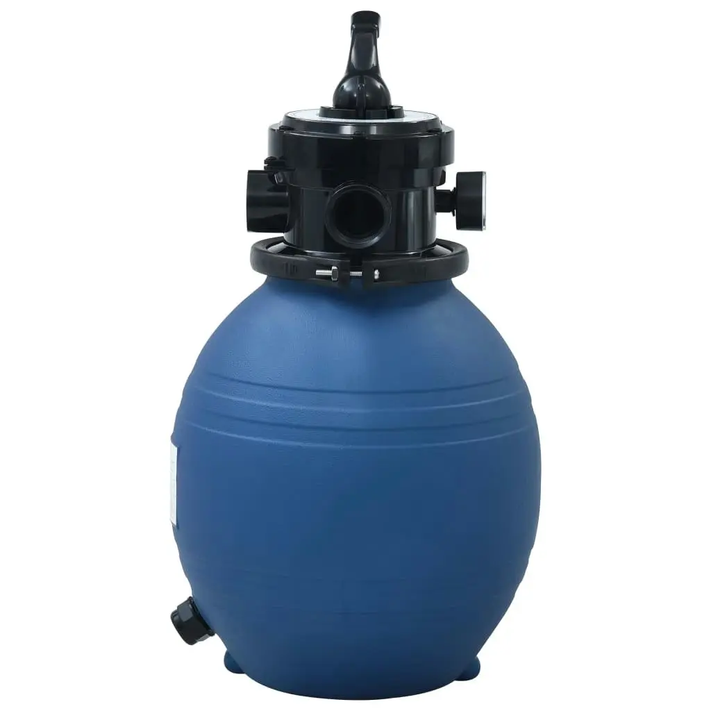 Pool Sand Filter with 4 Position Valve Blue 300 mm 92246