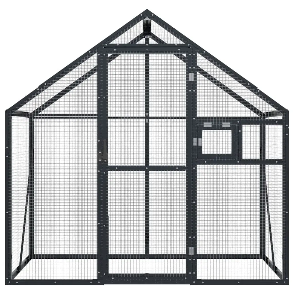 Aviary Anthracite 179x100x185 cm Aluminium 152260