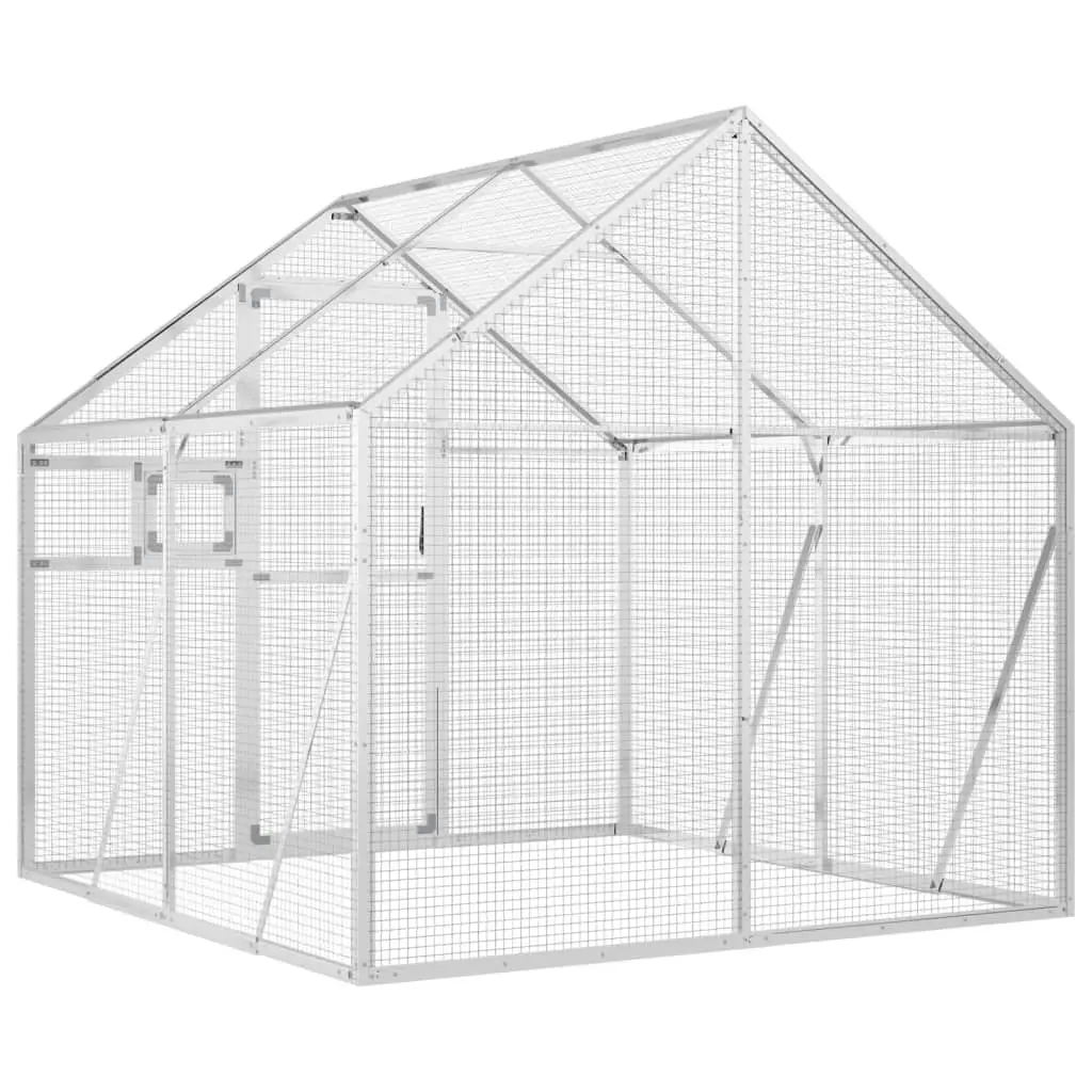 Aviary Silver 1.79x2x1.85 m Aluminium 3155795