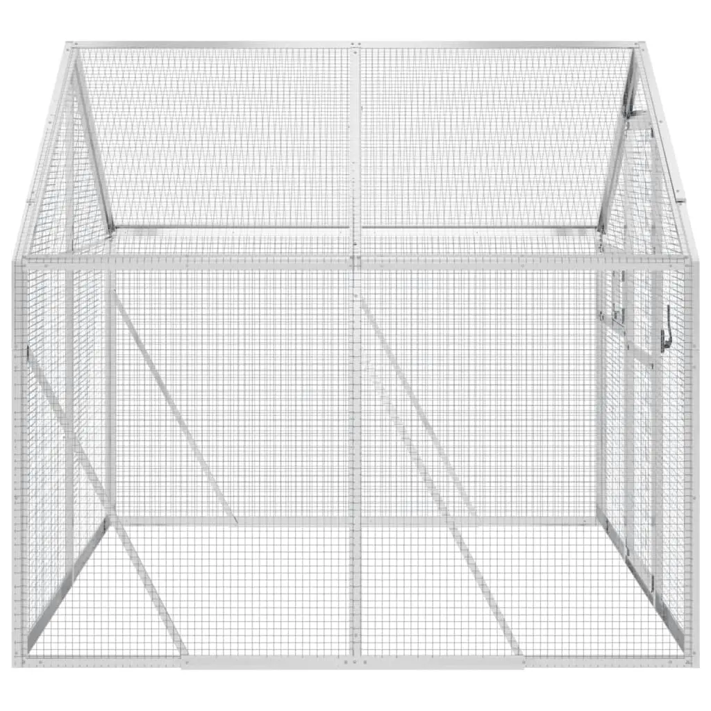 Aviary Silver 1.79x2x1.85 m Aluminium 3155795