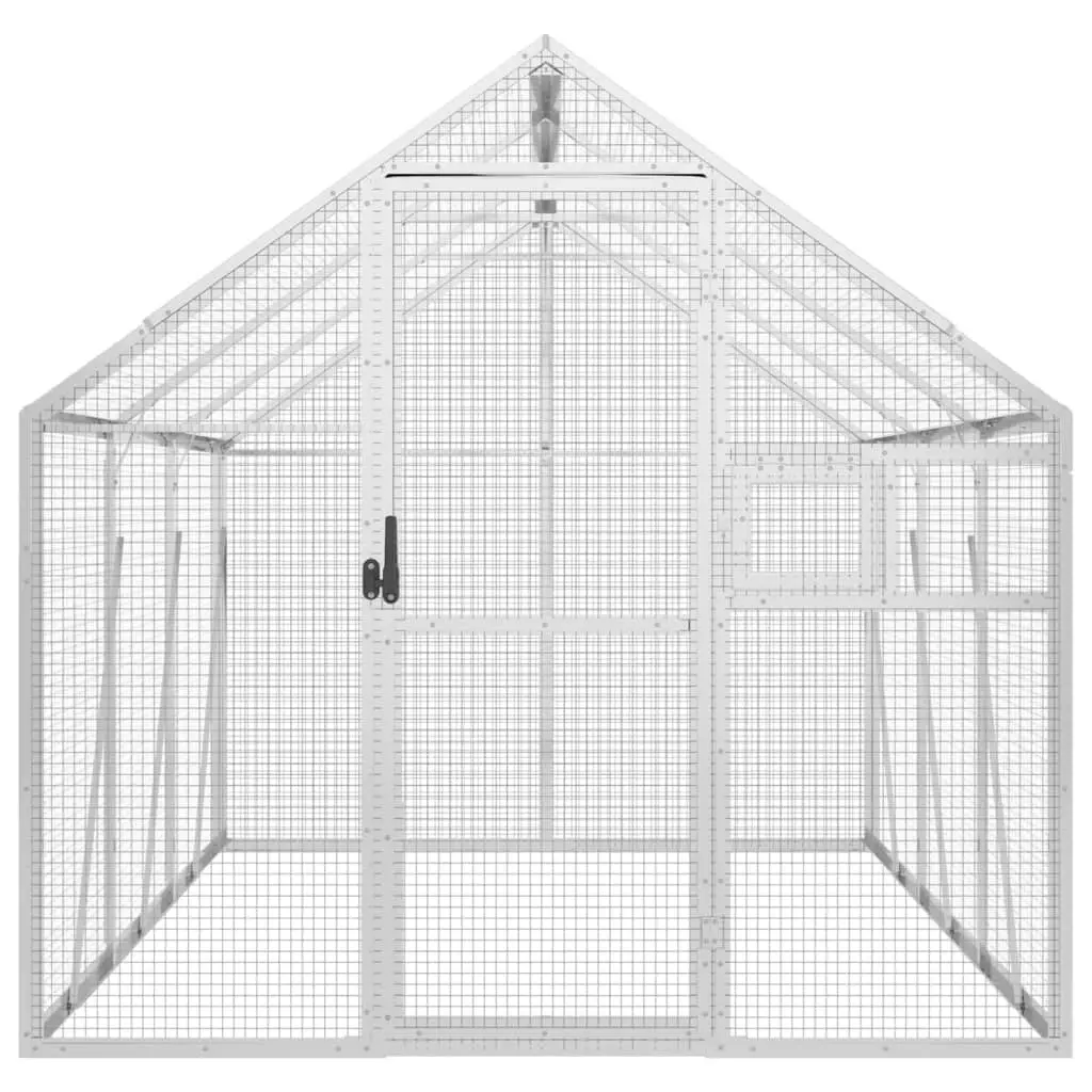 Aviary Silver 1.79x3x1.85 m Aluminium 3155796