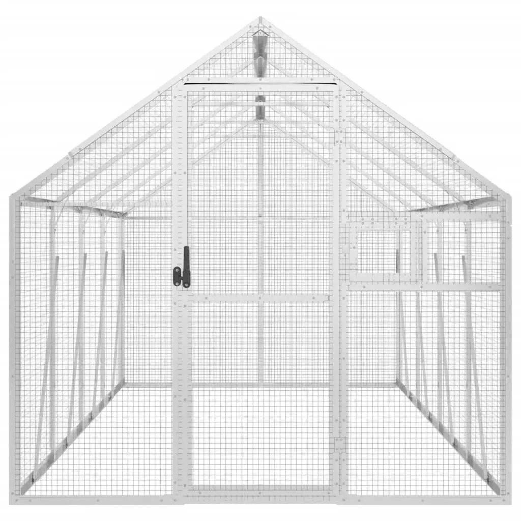 Aviary Silver 1.79x4x1.85 m Aluminium 3155797