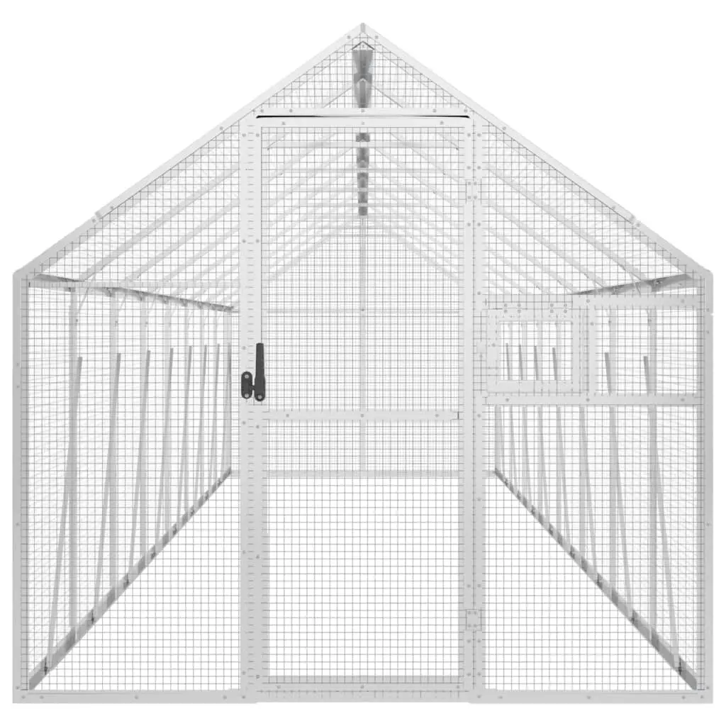 Aviary Silver 1.79x8x1.85 m Aluminium 3155799