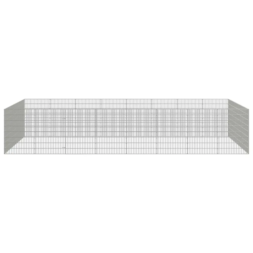 Free Range Animal Enclosure 24-Panel 54x80 cm Galvanised Iron 3321347