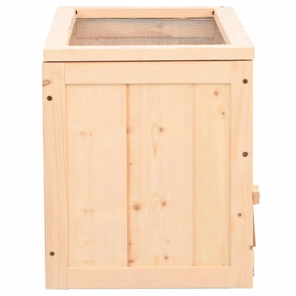 Hamster Cage 60x30x35 cm Solid Wood Fir 172377