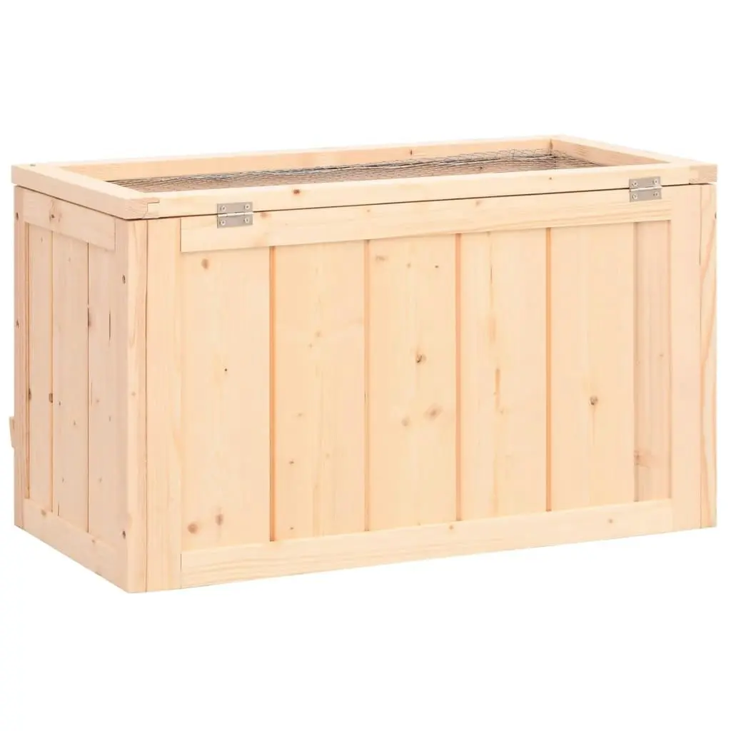 Hamster Cage 60x30x35 cm Solid Wood Fir 172377