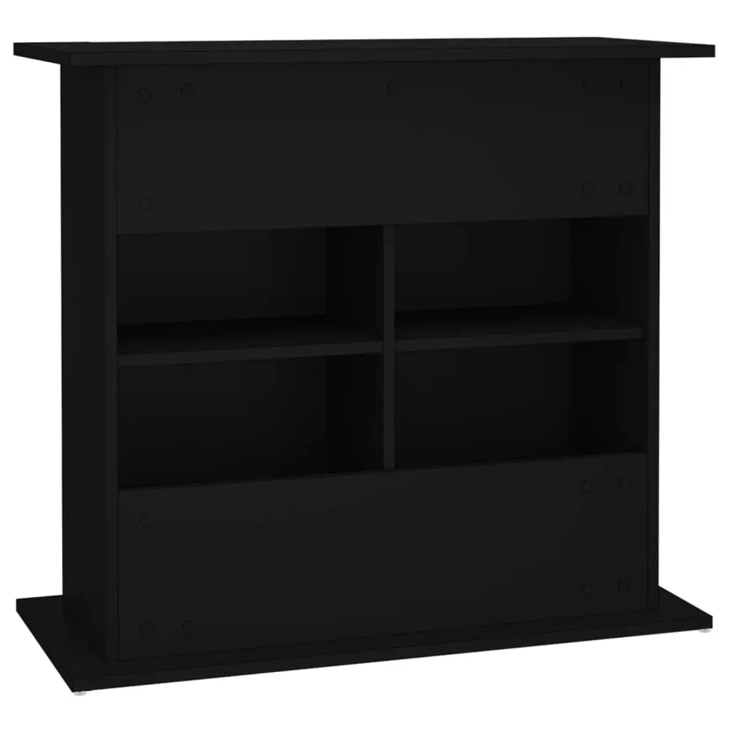 Aquarium Stand Black 81x36x73 cm Engineered Wood 833600