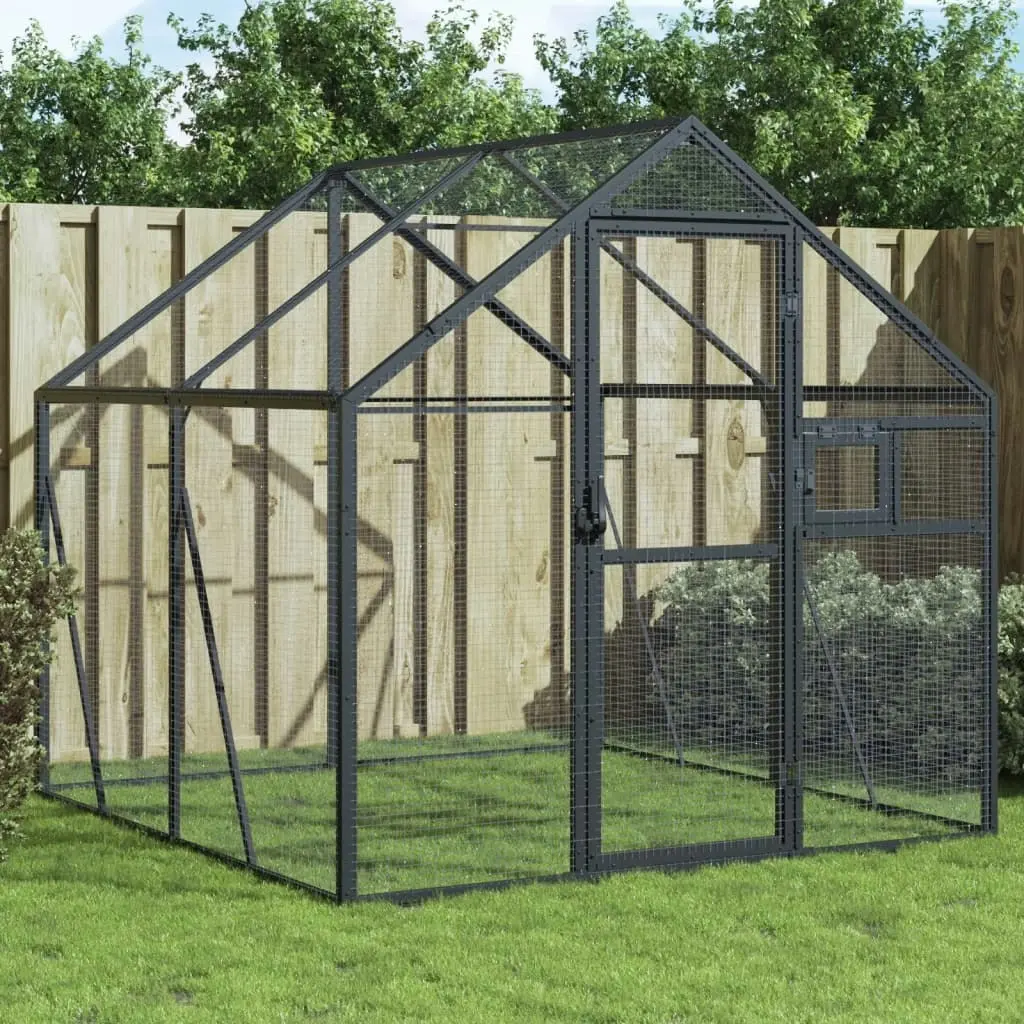 Aviary Anthracite 1.79x2x1.85 m Aluminium 3155801