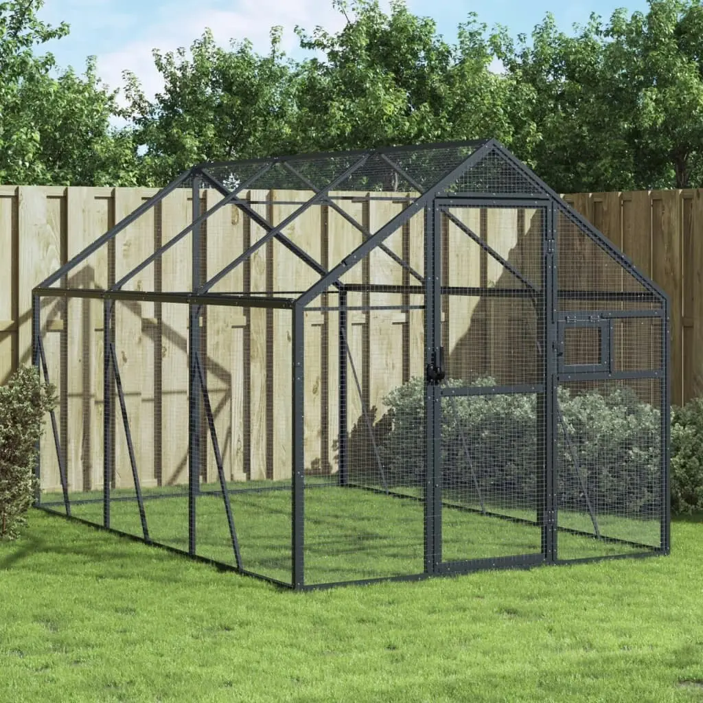 Aviary Anthracite 1.79x3x1.85 m Aluminium 3155802