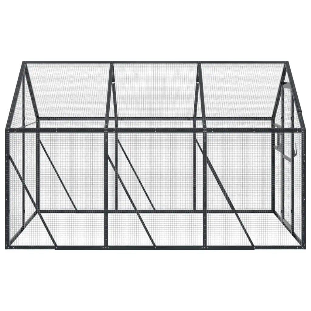 Aviary Anthracite 1.79x3x1.85 m Aluminium 3155802