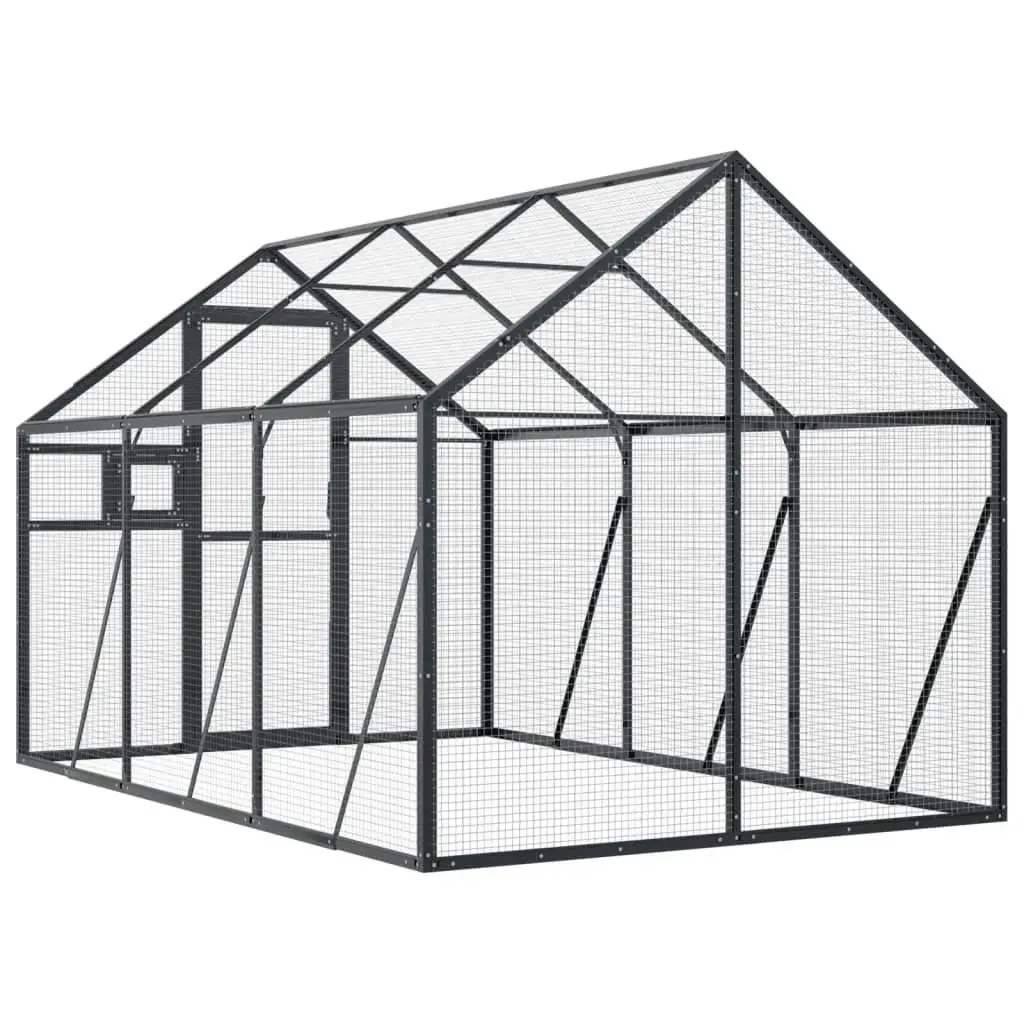 Aviary Anthracite 1.79x3x1.85 m Aluminium 3155802