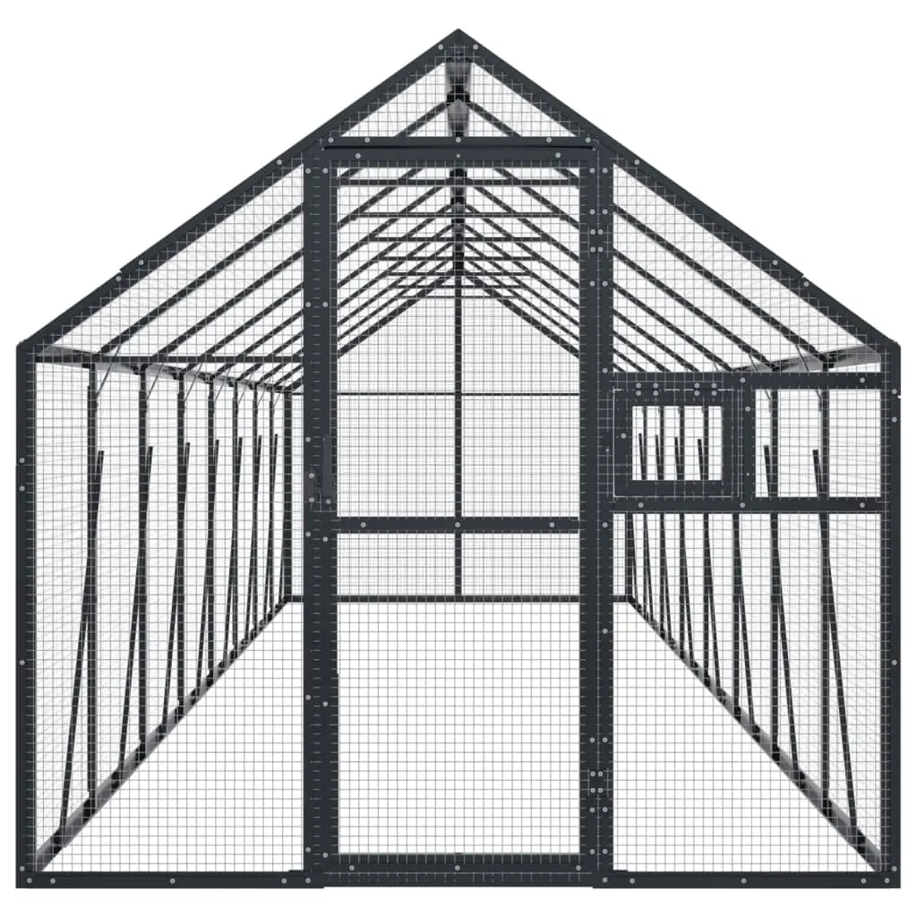 Aviary Anthracite 1.79x8x1.85 m Aluminium 3155805