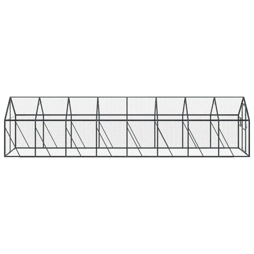 Aviary Anthracite 1.79x8x1.85 m Aluminium 3155805