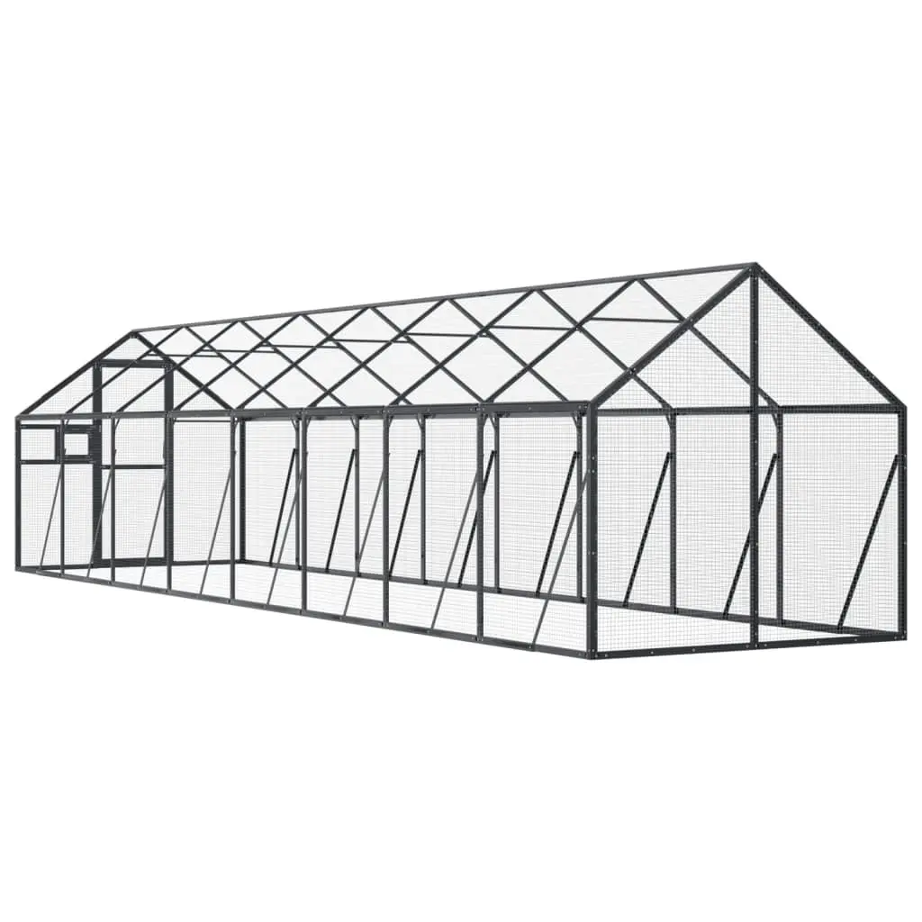 Aviary Anthracite 1.79x8x1.85 m Aluminium 3155805