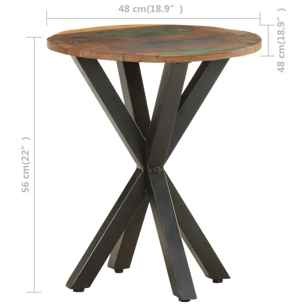 Side Table 48x48x56 cm Solid Reclaimed Wood 320658