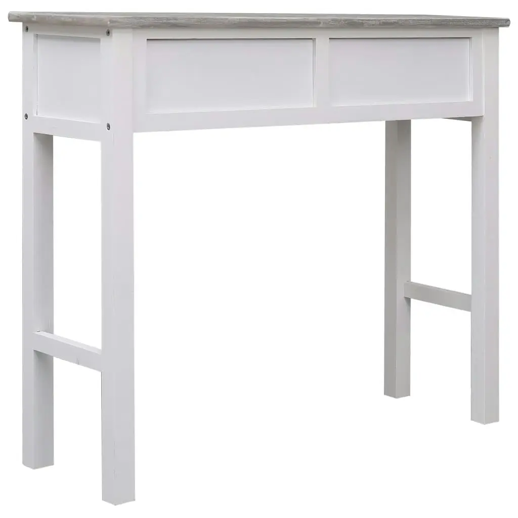 Console Table Grey 90x30x77 cm Wood 284143