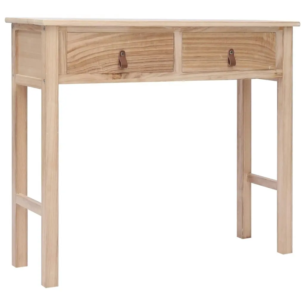 Console Table Natural 90x30x77 cm Wood 284149