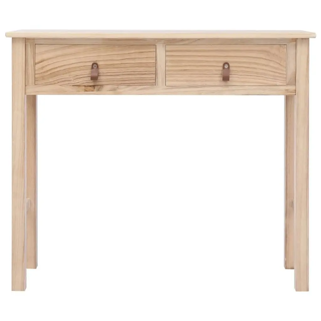 Console Table Natural 90x30x77 cm Wood 284149