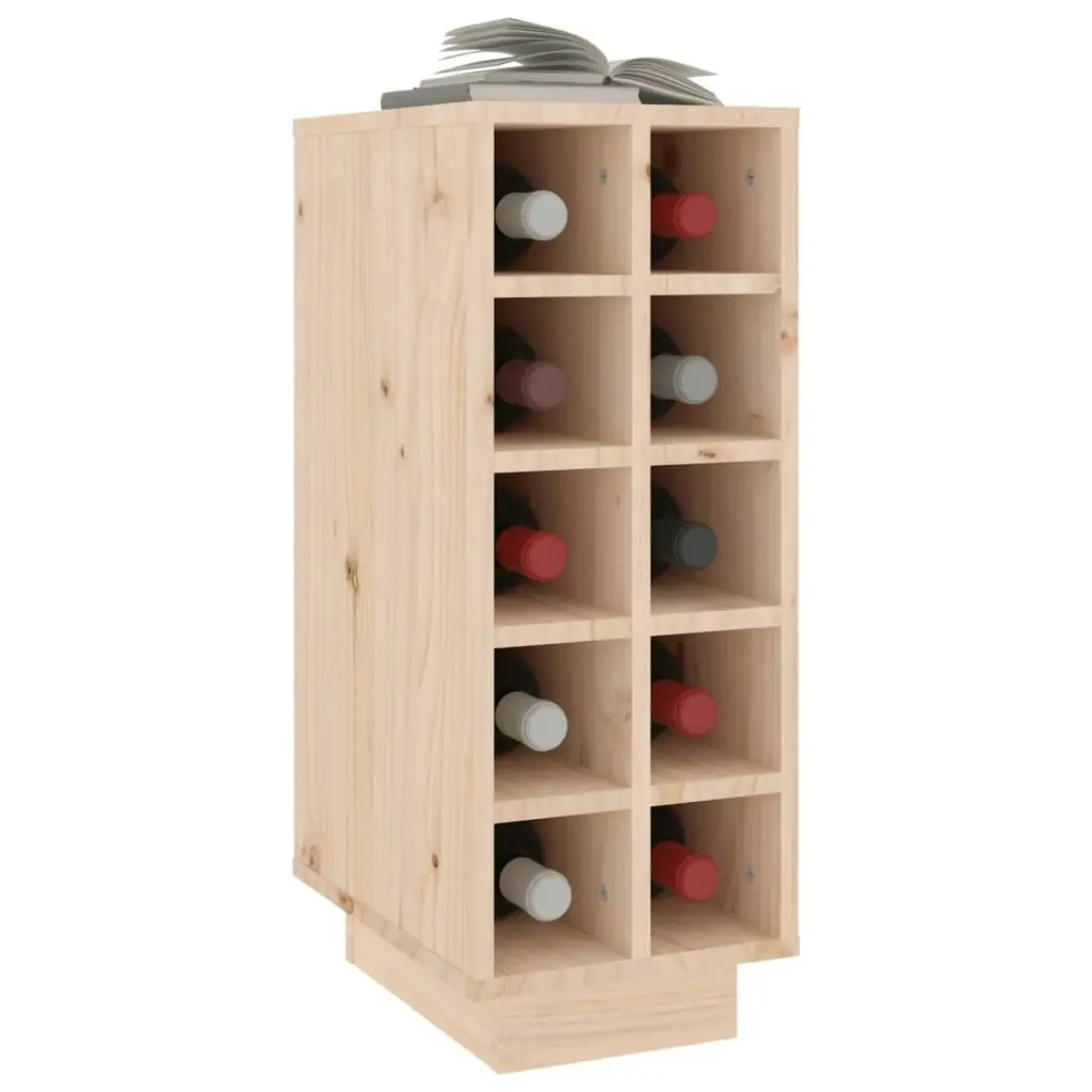 Wine Cabinet 23x34x61 cm Solid Wood Pine 820971