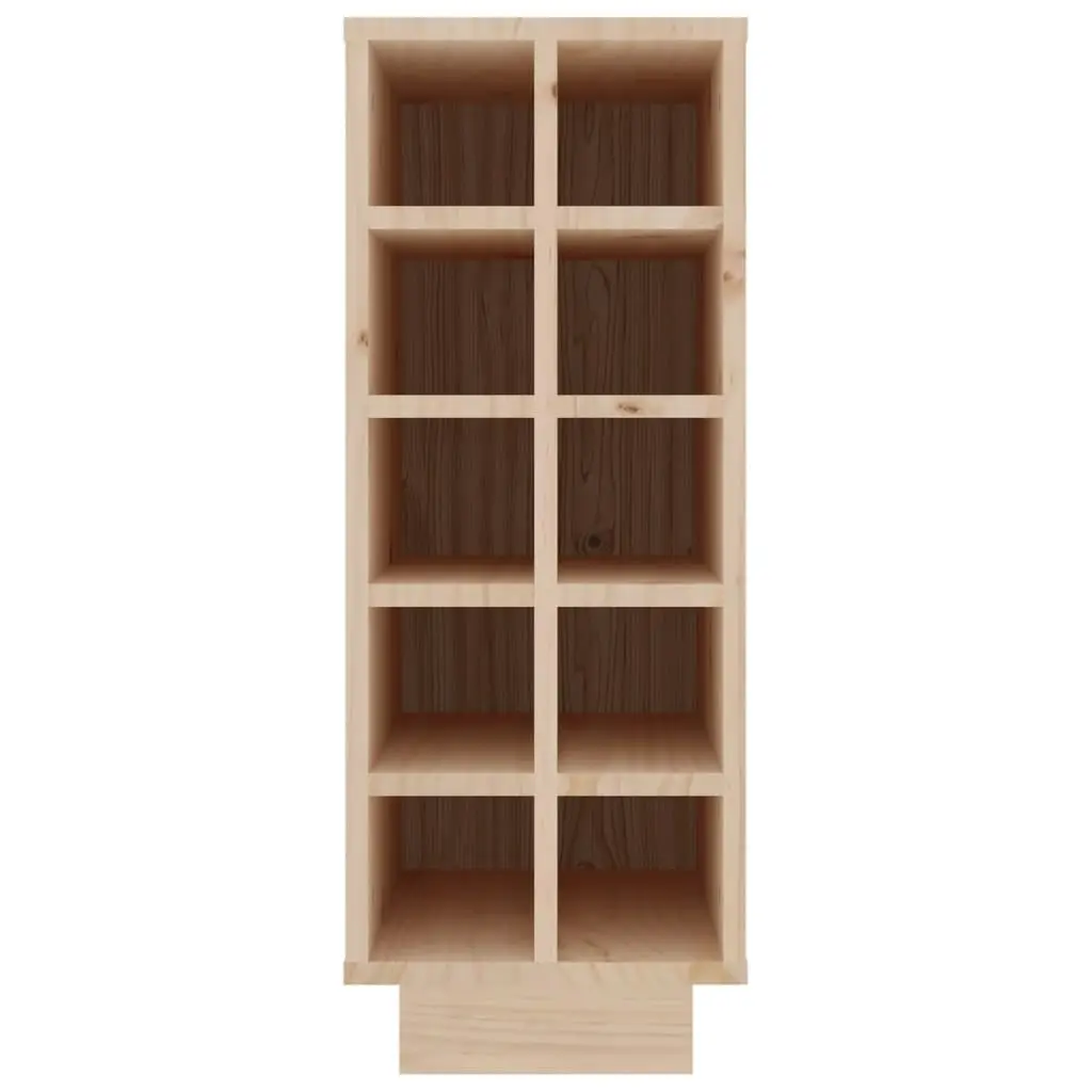 Wine Cabinet 23x34x61 cm Solid Wood Pine 820971