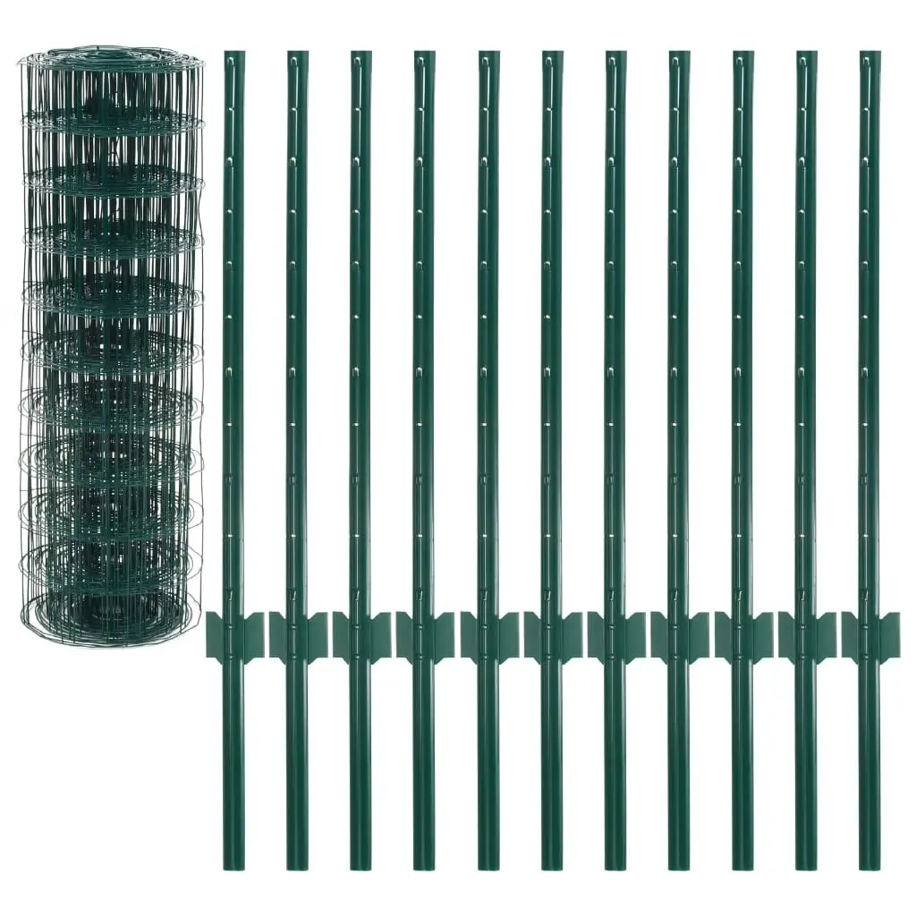 Euro Fence Steel 20x0.8 m Green 142810