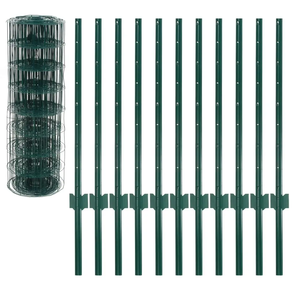 Euro Fence Steel 20x0.8 m Green 142814