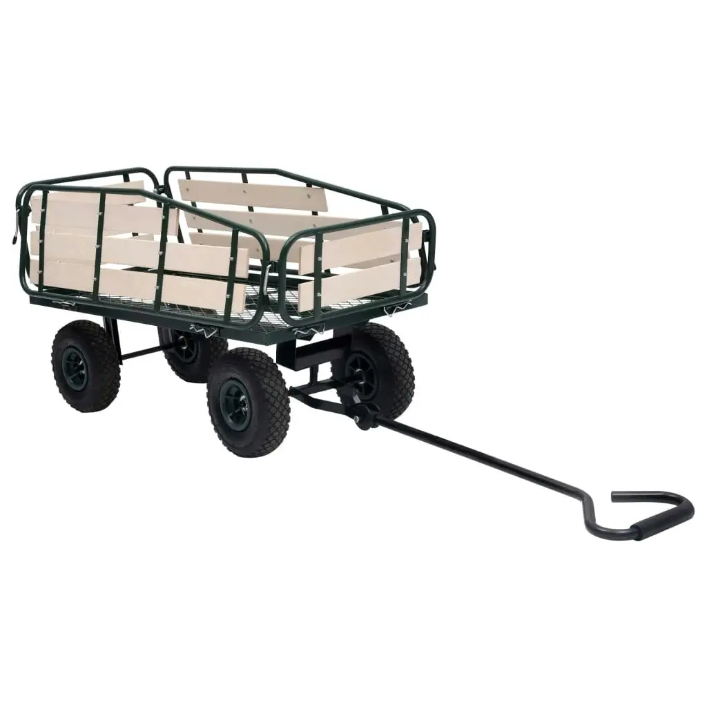 Garden Hand Trolley Metal and Wood 250 kg 92593