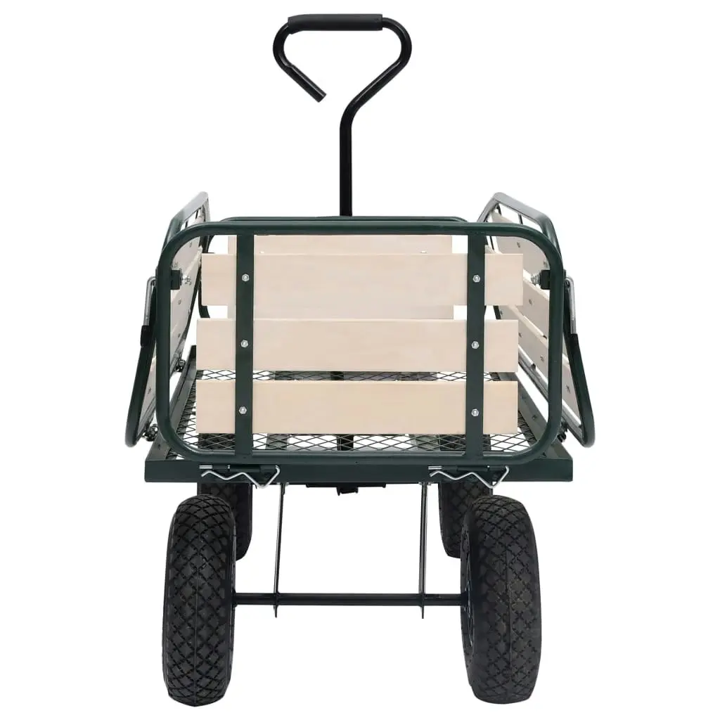 Garden Hand Trolley Metal and Wood 250 kg 92593