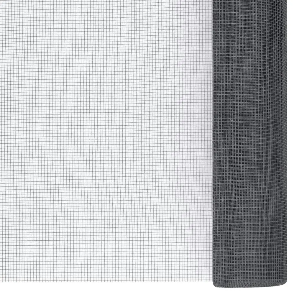 Mesh Screen Fiberglass 112x500 cm Grey 150874